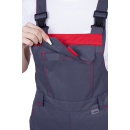 Полукомбинезон женский ХАЙ-ТЕК SAFETY летний, серый/красный Полукомбинезон женский ХАЙ-ТЕК SAFETY летний, серый/красный