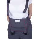 Полукомбинезон женский ХАЙ-ТЕК SAFETY летний, серый/красный Полукомбинезон женский ХАЙ-ТЕК SAFETY летний, серый/красный