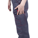 Полукомбинезон женский ХАЙ-ТЕК SAFETY летний, серый/красный Полукомбинезон женский ХАЙ-ТЕК SAFETY летний, серый/красный