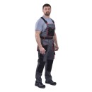 Полукомбинезон Хамертон, т.серый/черный