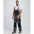 Полукомбинезон Милан (тк.Смесовая,270), т.серый/черный 