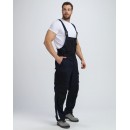 Полукомбинезон Милан(тк.Смесовая,270), т.синий/черный  Полукомбинезон Милан(тк.Смесовая,270), т.синий/черный