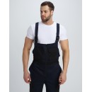 Полукомбинезон Милан(тк.Смесовая,270), т.синий/черный  Полукомбинезон Милан(тк.Смесовая,270), т.синий/черный