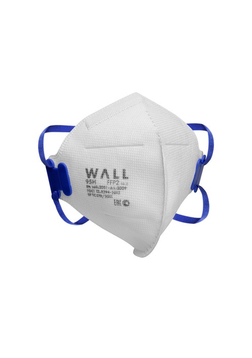 Респиратор WALL 95H FFP2 NR D без клапана выдоха Респиратор WALL 95H FFP2 NR D без клапана выдоха