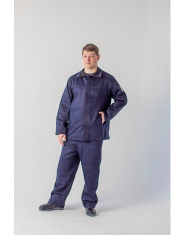 Костюм сварщика летний с накладками ВЕЛДШИЛД, 100% ХБ пл. 450 гр (2 кл.защиты)