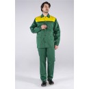 Костюм Стандарт (тк.Смесовая,210) брюки, зеленый/желтый Костюм Стандарт (тк.Смесовая,210) брюки, зеленый/желтый