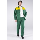 Костюм Стандарт (тк.Смесовая,210) брюки, зеленый/желтый Костюм Стандарт (тк.Смесовая,210) брюки, зеленый/желтый