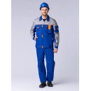 Костюм Союз-Профессионал-1 (тк.Смесовая,240) брюки, васильковый/св.серый/оранжевый Костюм Союз-Профессионал-1 (тк.Смесовая,240) брюки, васильковый/св.серый/оранжевый