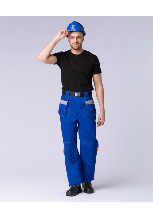 Костюм Союз-Профессионал-1 (тк.Смесовая,240) брюки, васильковый/св.серый/оранжевый Костюм Союз-Профессионал-1 (тк.Смесовая,240) брюки, васильковый/св.серый/оранжевый