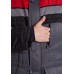 Костюм зимний ЗИМНИК куртка/брюки, цвет: т.серый/черный/красный
