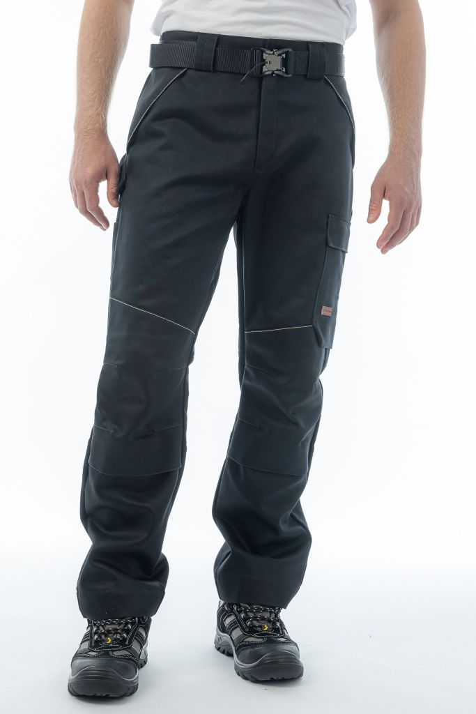Брюки сварщика 2 класса Brodeks FS 38-02, черный